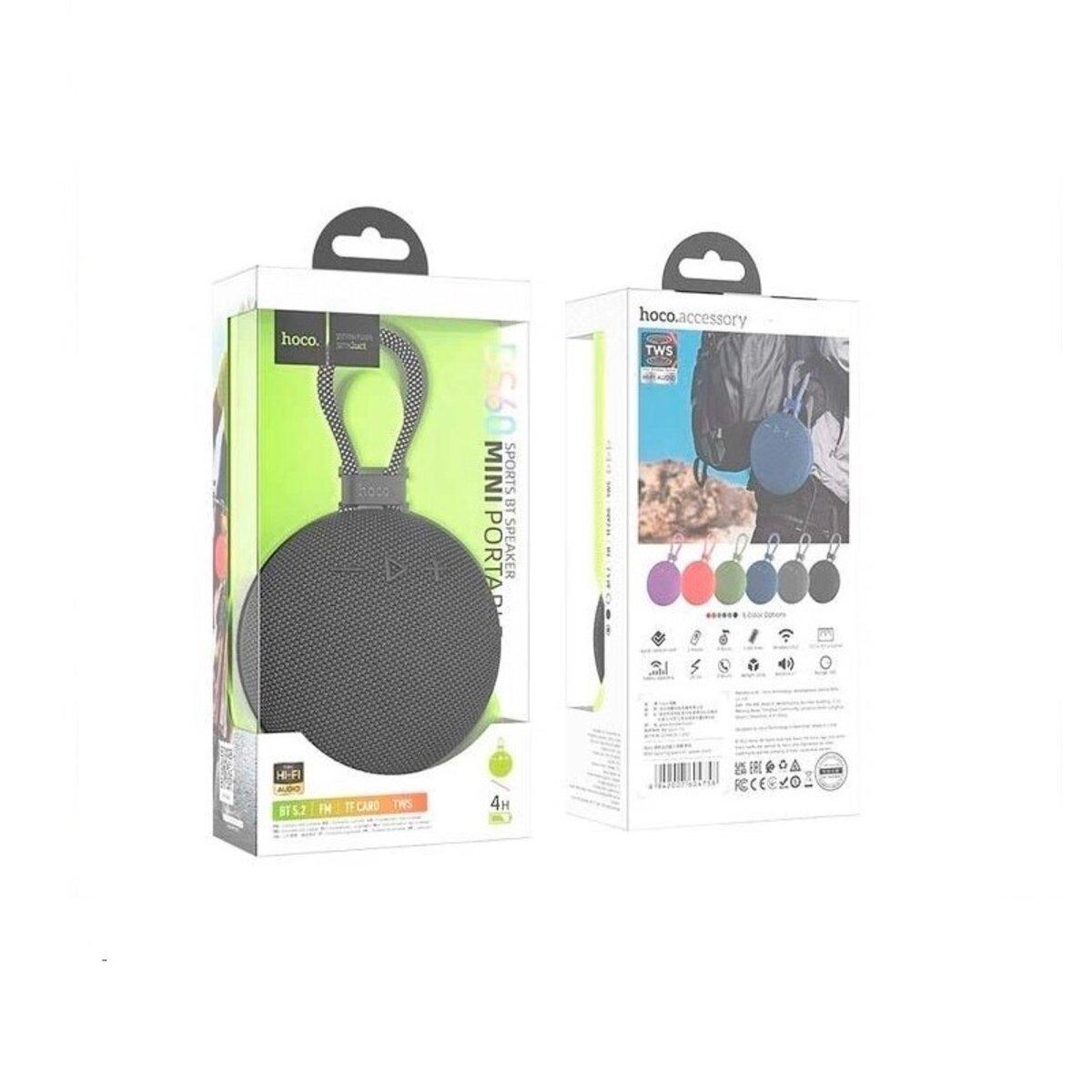 Портативна колонка Hoco Exploring sports BT speaker bs60 1200 mAh Grey (19100342) - фото 3