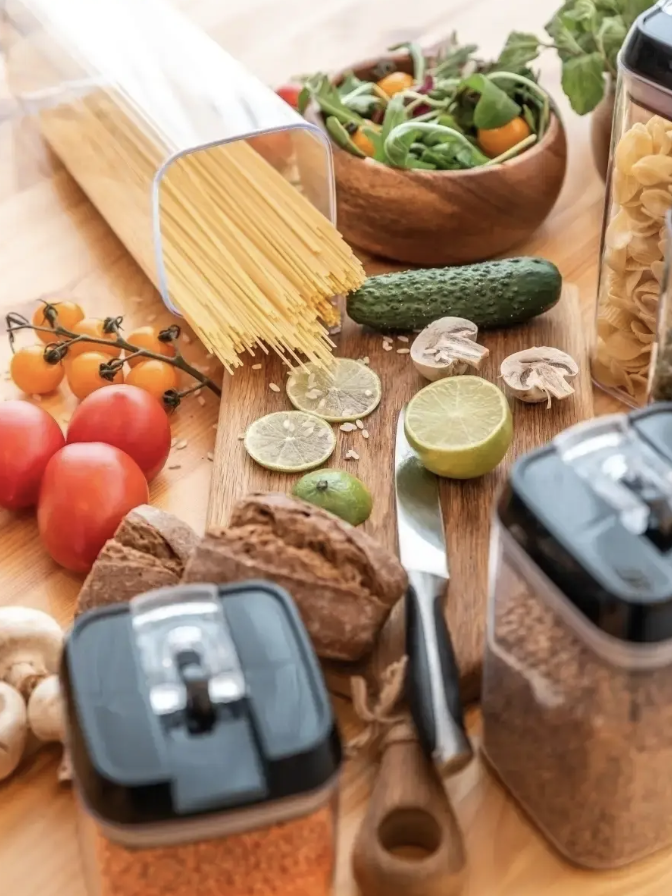 Набір контейнерів для сипучих продуктів 7 ємностей з вакуумною кришкою (Е500015) - фото 4