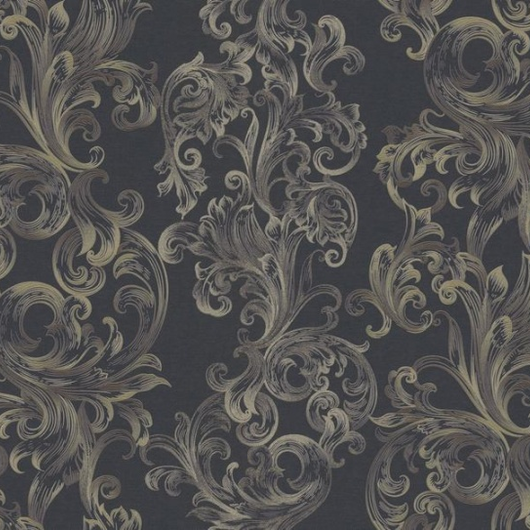 Обои флизелиновые Erismann Arezzo 5130-47 винил горячего тиснения 1,06х10,05 м Темно-серый