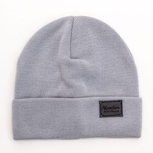 Шапка детская для мальчиков Питер D868 флис 50-54 см Серый