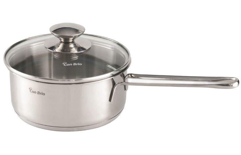 Ковш Con Brio из нержавеющей стали 1600 мл с крышкой (34449d39)