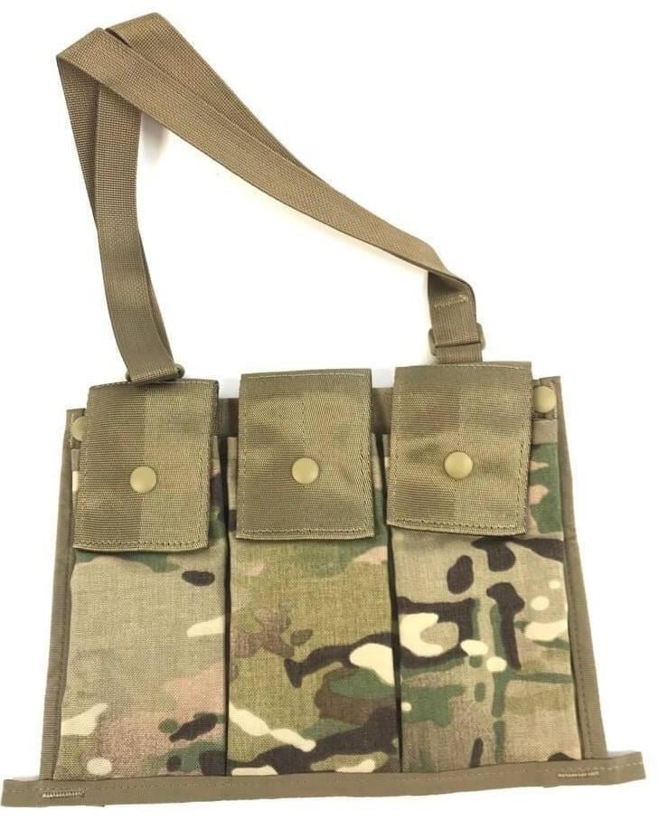 Підсумок для трьох магазинів М16 M4 Molle II Bandoleer Ammunition Pouch OCP Мультикам