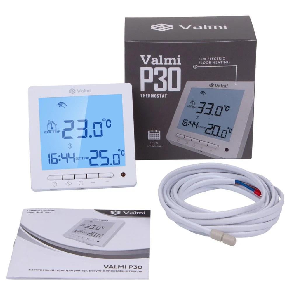 Терморегулятор Valmi P30 программируемый для теплого пола - фото 6 Терморегулятор Valmi P30 программируемый для теплого пола - фото 6