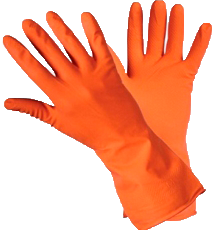 Рукавиці господарські латексні XL (3073) - фото 3 Рукавиці господарські латексні XL (3073) - фото 3