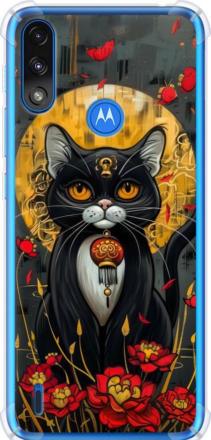 Чехол на Motorola E7 Power China Cat (6134sp-2284-42517) Чехол на Motorola E7 Power China Cat (6134sp-2284-42517)