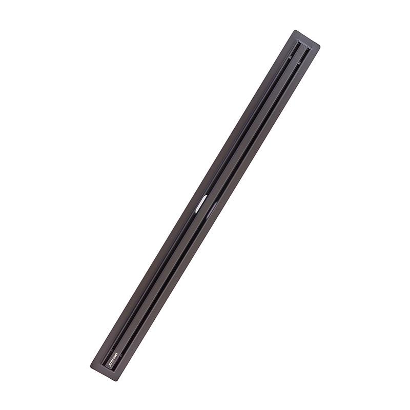 Душовий трап MIXXUS Drain-05-70-Slim з нержавіючої сталі SUS304 30x700 мм Чорний (MI6170)