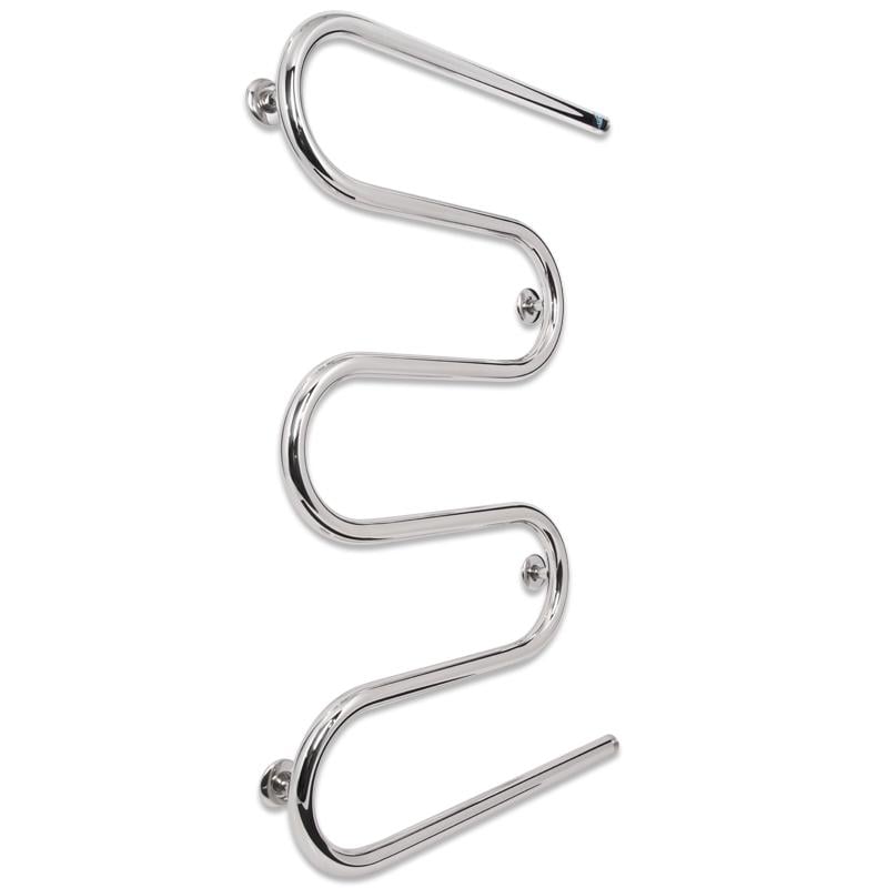 Полотенцесушитель водяной для ванной Laris Змеевик 25 РС5 из нержавеющей стали 500х800 мм 3/4" Хром (147-127-71207189)