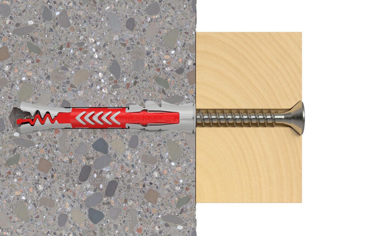 Дюбель Duopower 6x50 для всіх типів основ із шурупом - фото 3