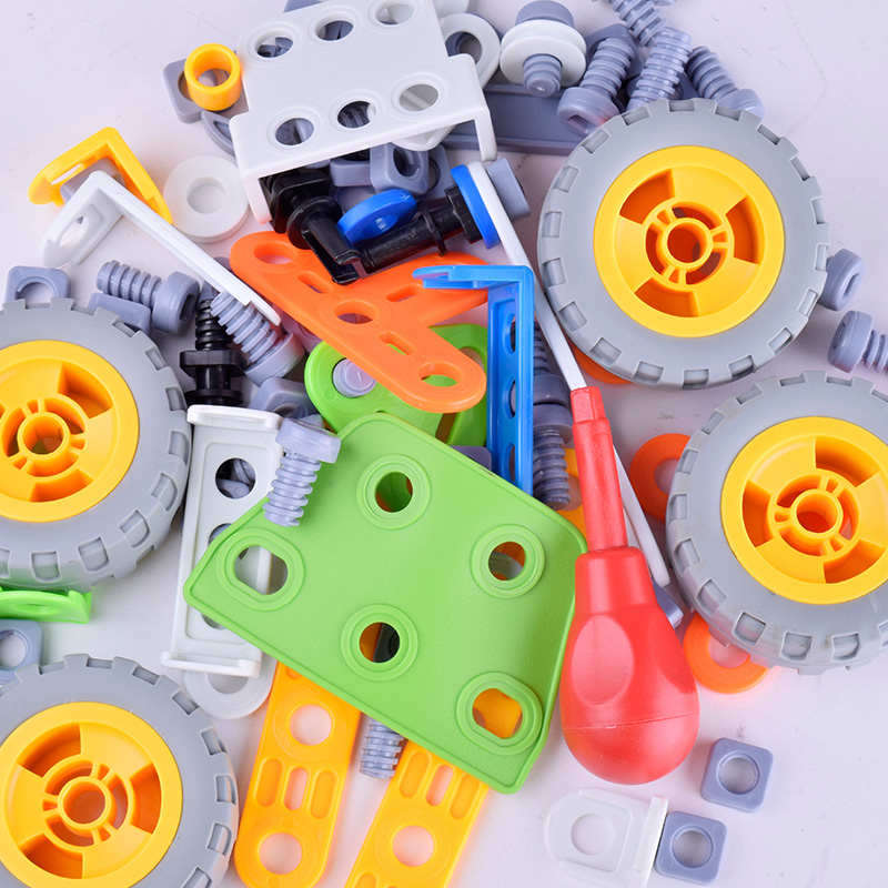 Развивающий болтовой STEM конструктор Build&Play Погрузчик 84 детали - фото 3