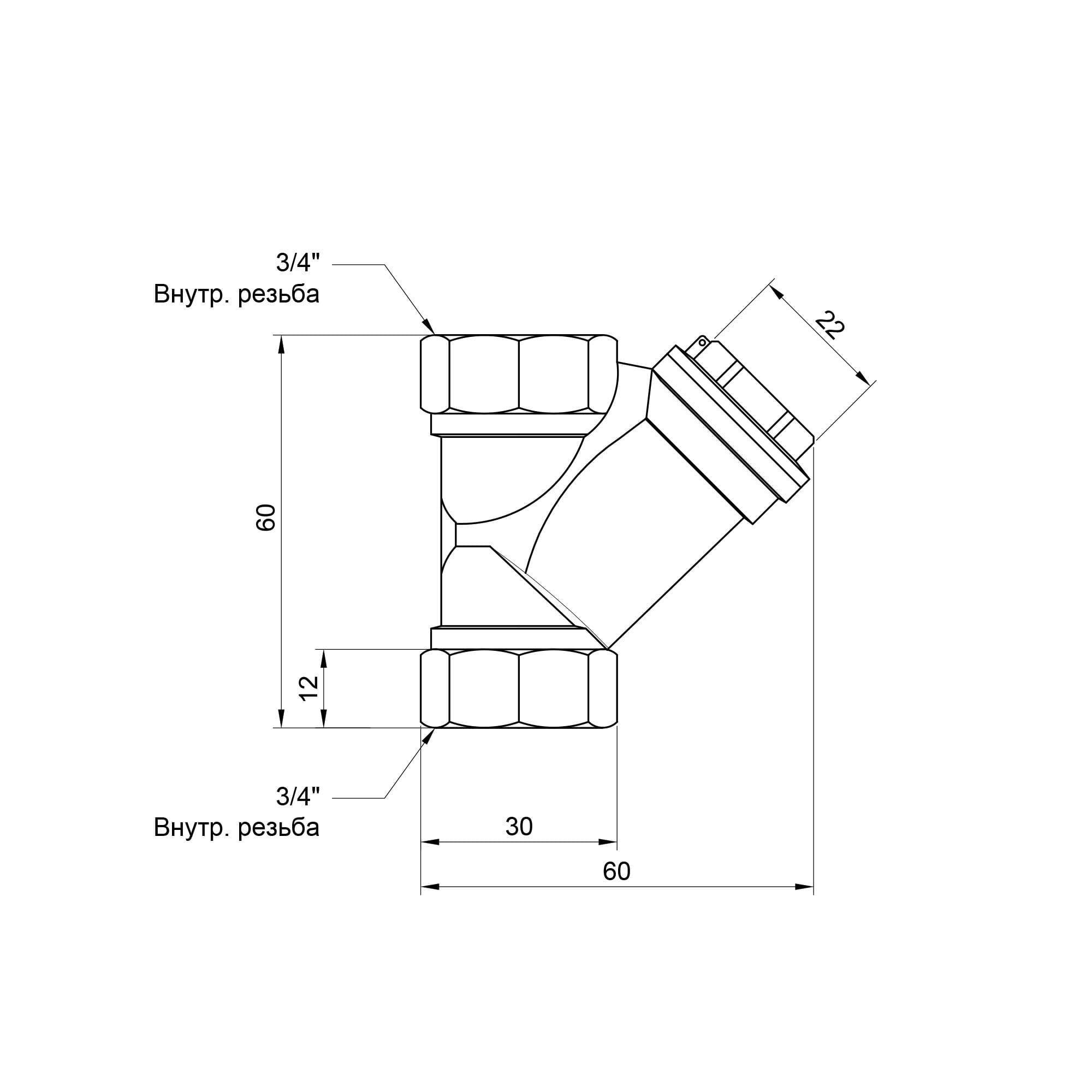 Фильтр SD Plus 3/4" SD124W20 - фото 3