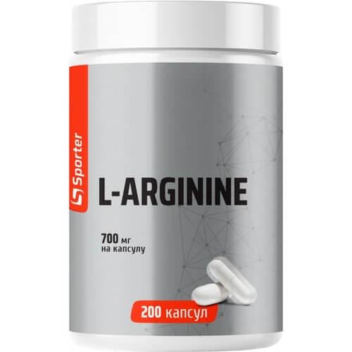 Аргинин Sporter L-Arginine 700 мг 200 caps (SPO-822053)