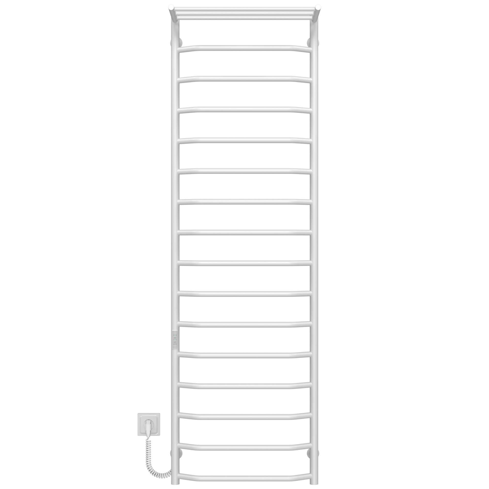 Полотенцесушитель электрический Deffi Трапеция П16 WD03 левое подключение нержавеющая сталь 500x1700 мм Белый (C.TP.170.50.16.EWL3)