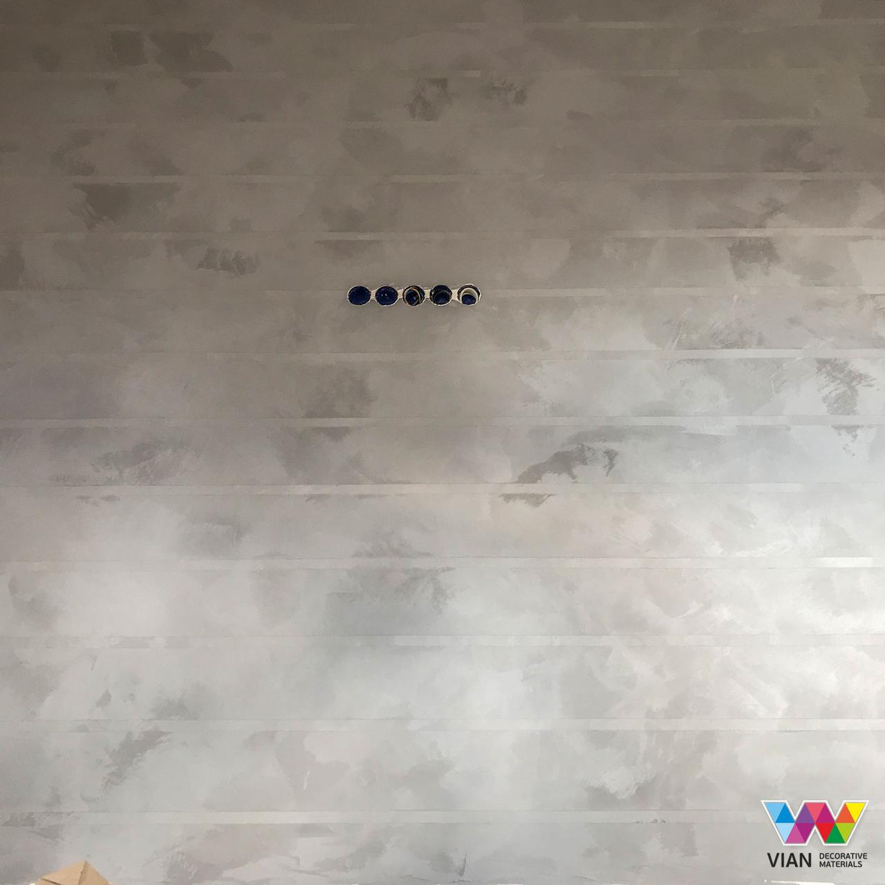 Декоративная фактурная штукатурка с перламутром Vian Велюр 3 кг - фото 5