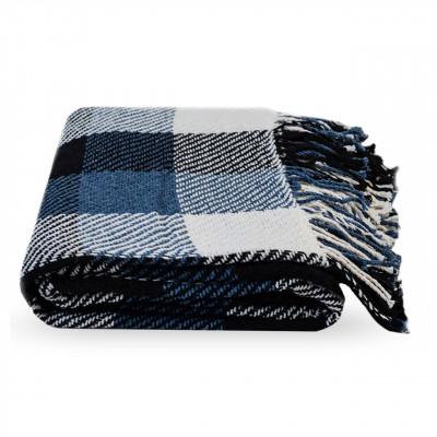 Плед флора 140x200 см Синій - фото 1 Плед флора 140x200 см Синій - фото 1