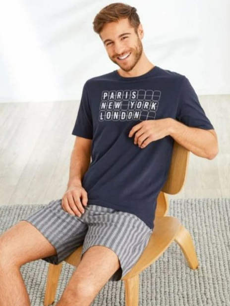 Пижама Livergy 135K М Серый/Синий (135K/М) - фото 3 Пижама Livergy 135K М Серый/Синий (135K/М) - фото 3