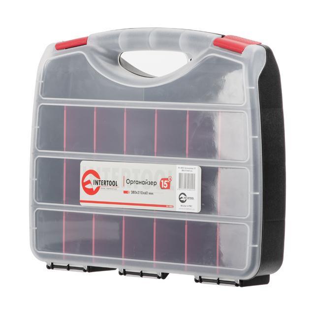 Органайзер Intertool BX-4002 15" 380x310x60 мм (9392884)