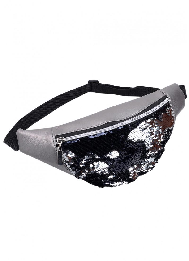 Сумка-бананка Sambag Soho BSSP Dark Silver (82114004c)