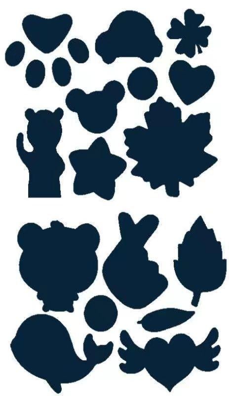 Латки для одежды самоклеящиеся нейлоновые 16 шт. 25x14,5 см Серый (R9459)