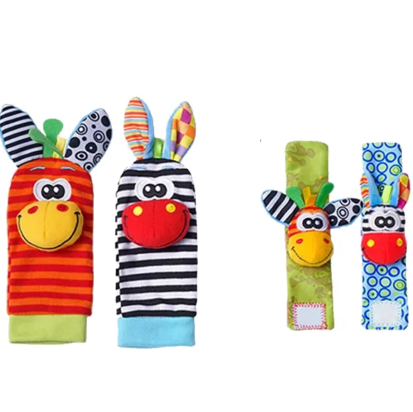 Развивающие носочки игрушки на ножки и ручки (M00445)