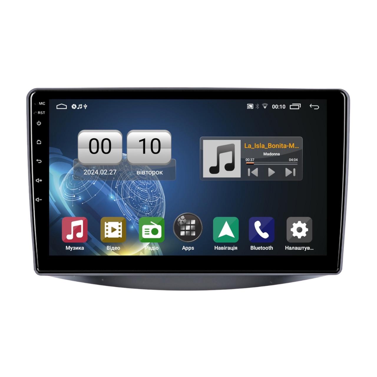 Автомагнітола штатна QIV Q1 для Mitsubishi Grandis 1 2006-2008 F1 9" (Q45640)