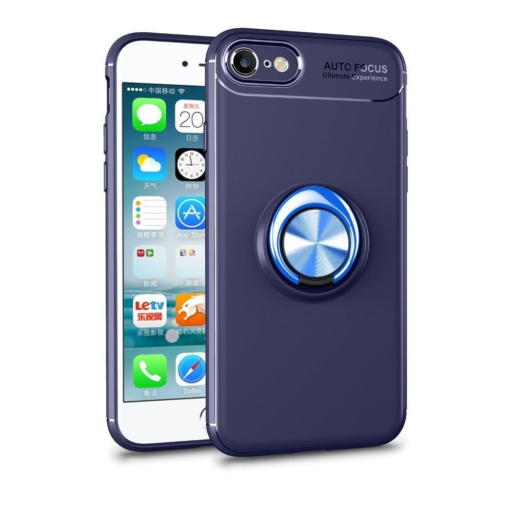 Чехол с кольцом Auto Focus для iPhone 6 6S Blue (07373-28)