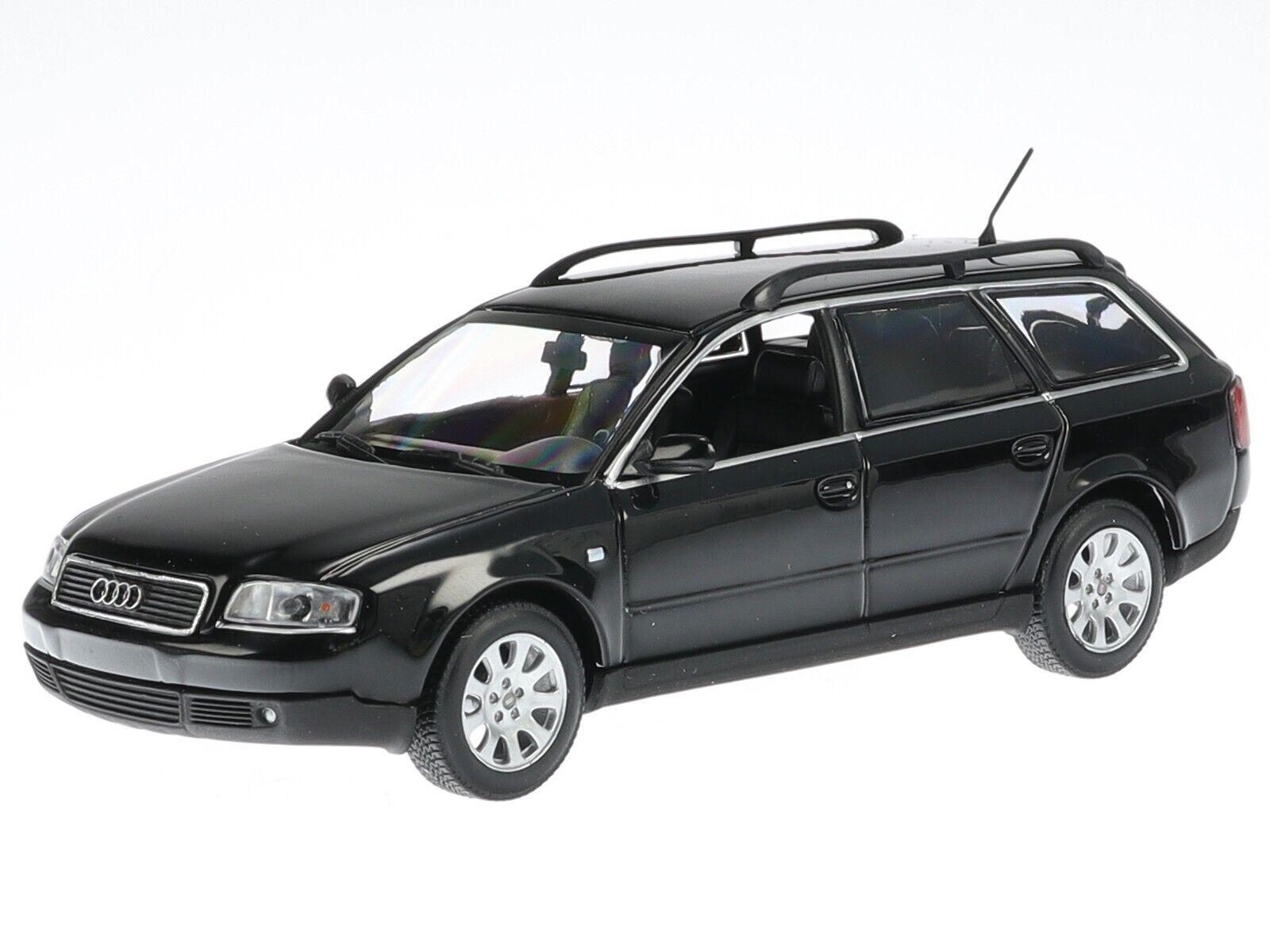 Модель автомобиля Maxichamps 1:43 Audi A6 C5 Avant Black Metallic (940017110)