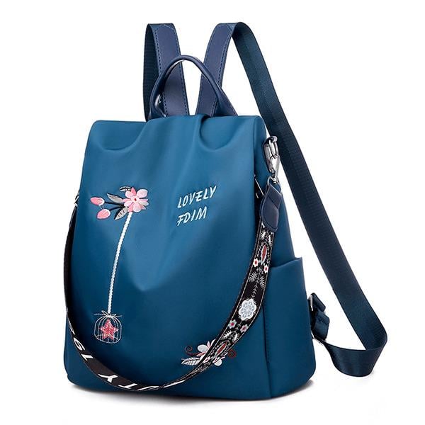Рюкзак женский Lovely антиворовский Blue (id_453)