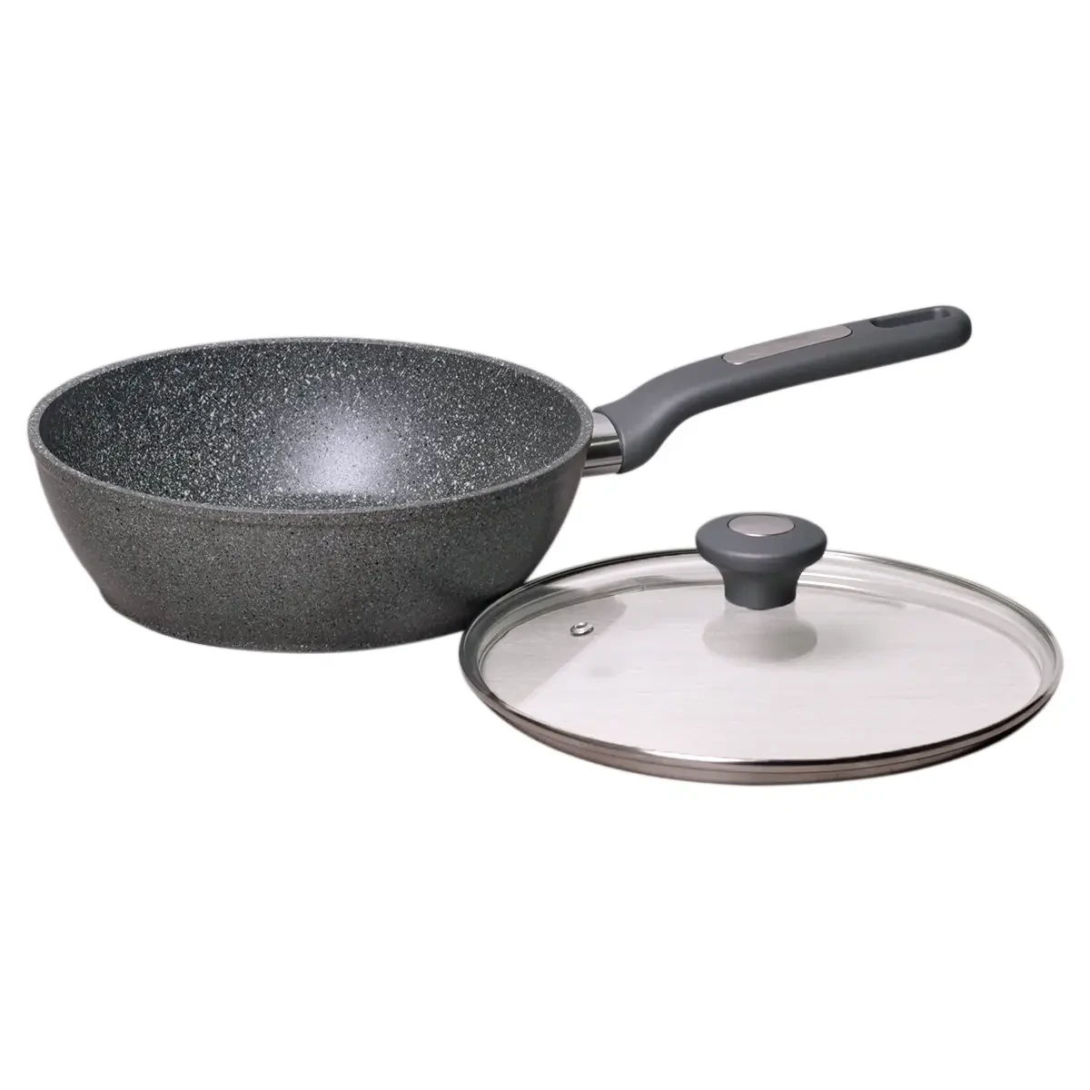 Сковорода Kamille 24 см с гранитным антипригарным покрытием (KM-4275)