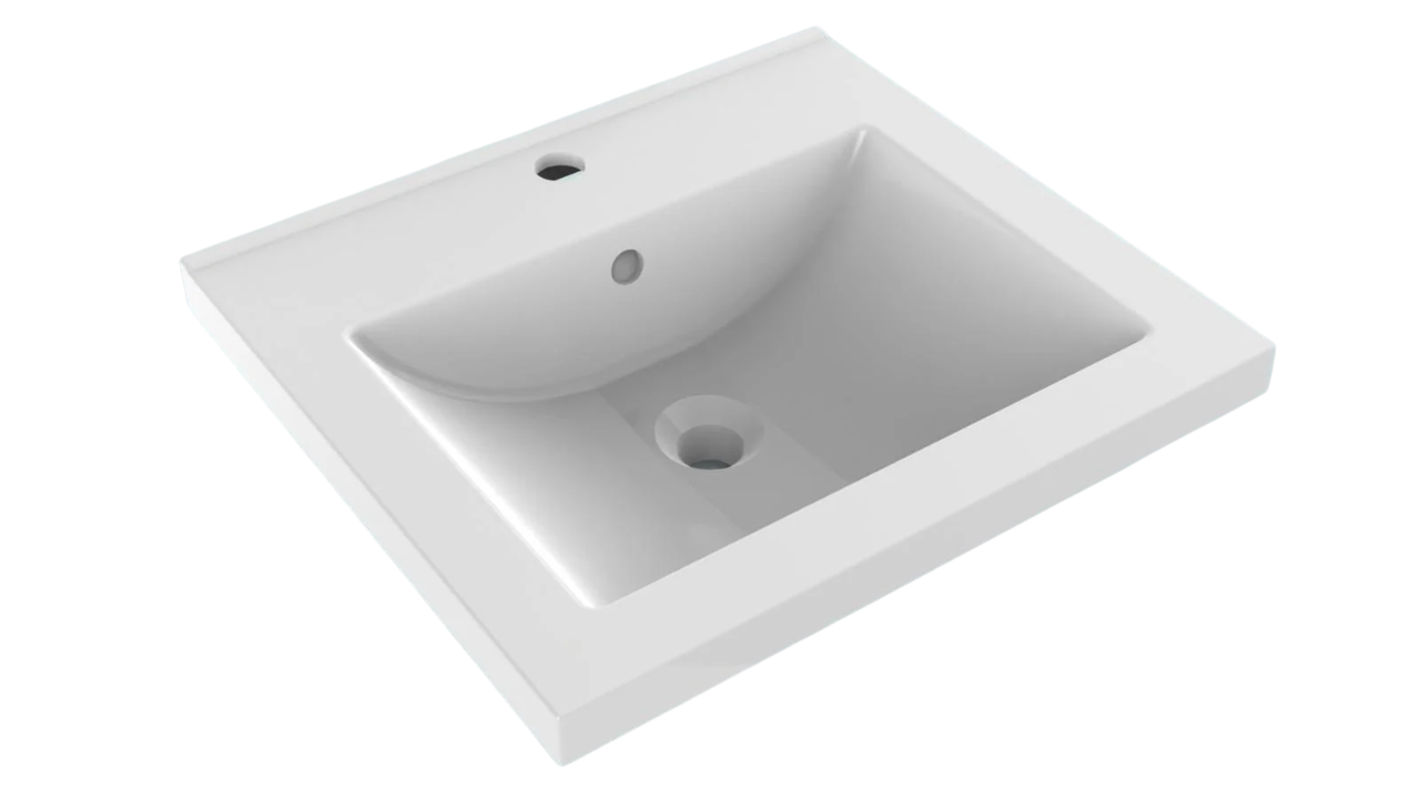 Умывальник Аmidicon Cosmopolitan 50х45 см Белый (27984175)