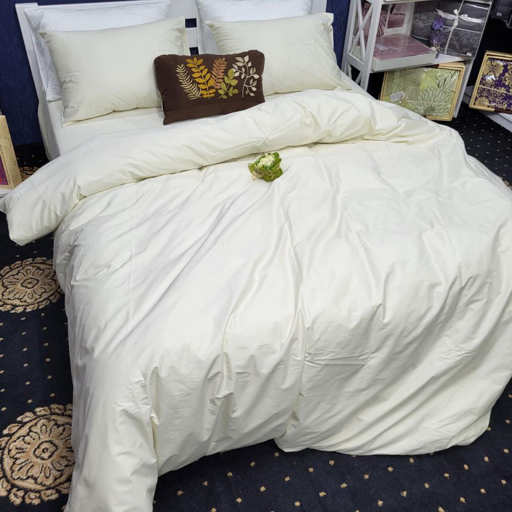 Комплект постільної білизни Сатин LUX сімейний Milk (2019105095)