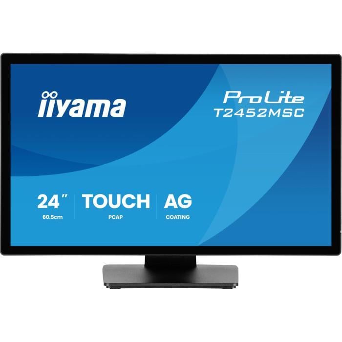 Монитор сенсорный Iiyama ProLite T2452MSC-B2AG Black (36944175)