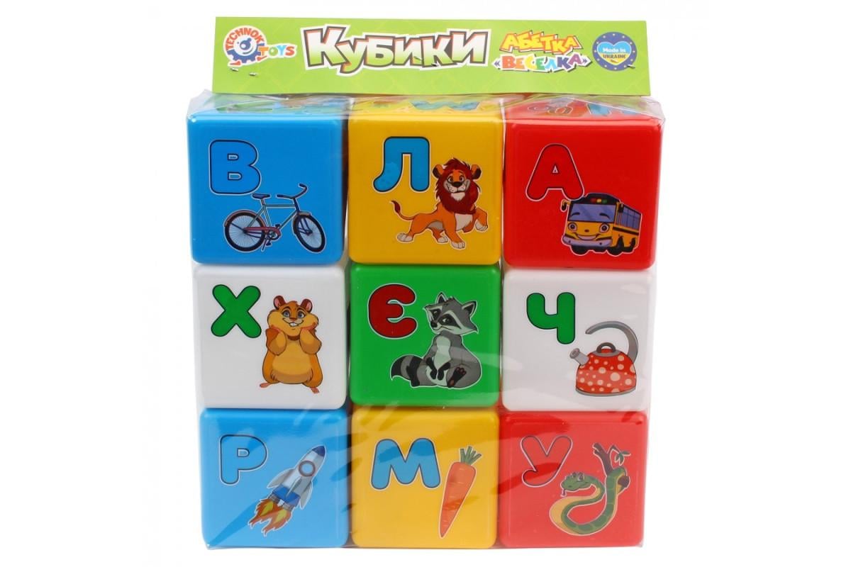Кубики ТехноК "Абетка Веселка" (1806)