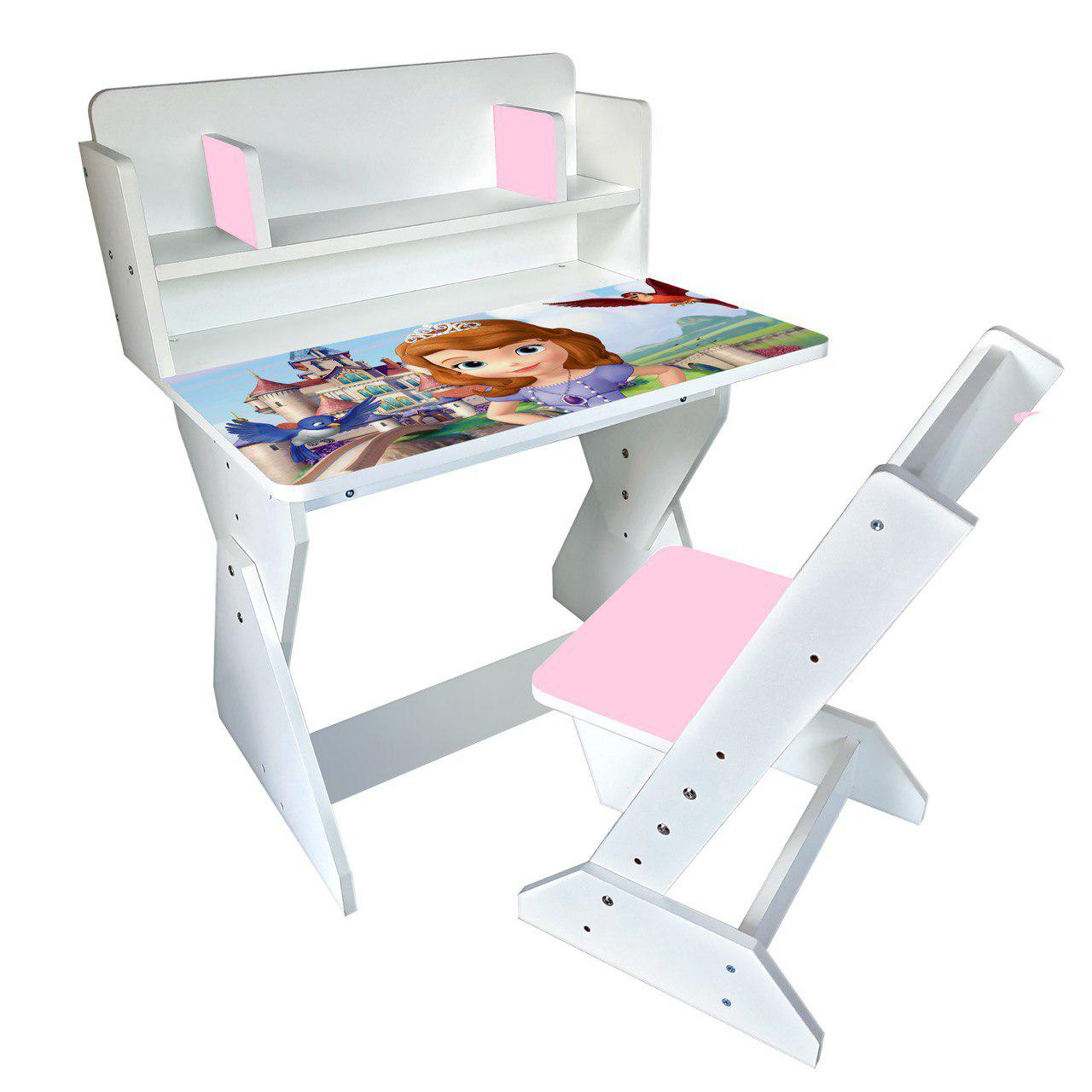 Парта со стульчиком Holy Wood П01 регулируемая с рисунком София Прекрасная (18137636)