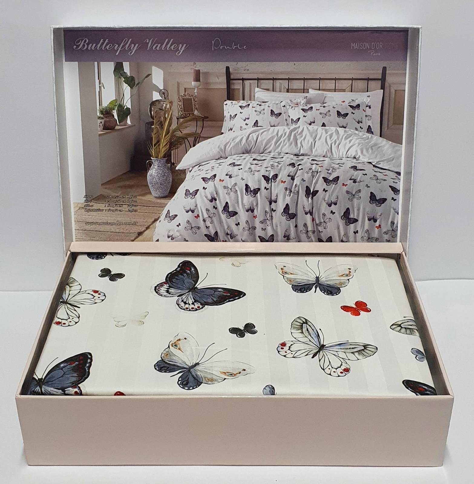 Комплект постельного белья Maison D'or 200х220 Butterfly Valley Grey (CN7075) Комплект постельного белья Maison D'or 200х220 Butterfly Valley Grey (CN7075)