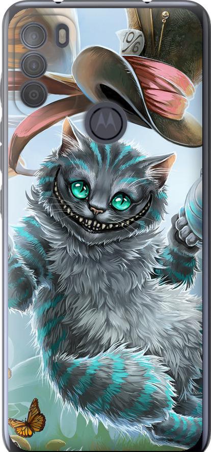 Чехол на Motorola G50 Чеширский кот 2 (3993u-2354-42517)