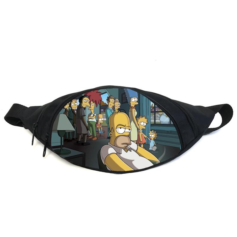 Поясная сумка-бананка Симпсоны GB-simpsons 017 Черный (2191660020)