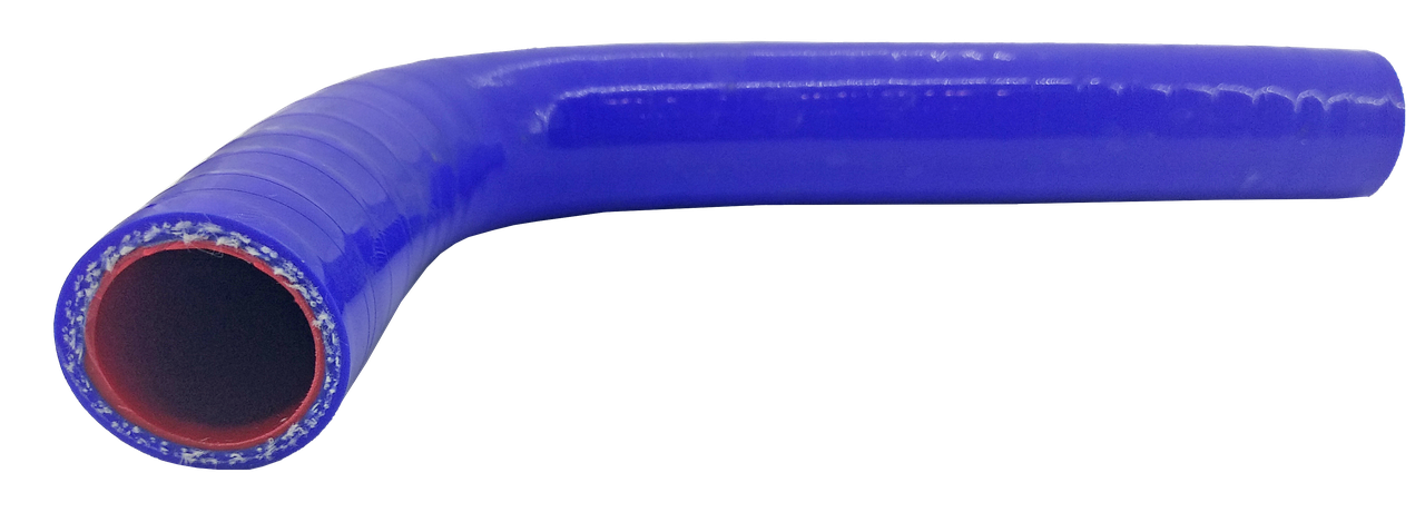 Патрубок термостата силікон Синій (1045159014)