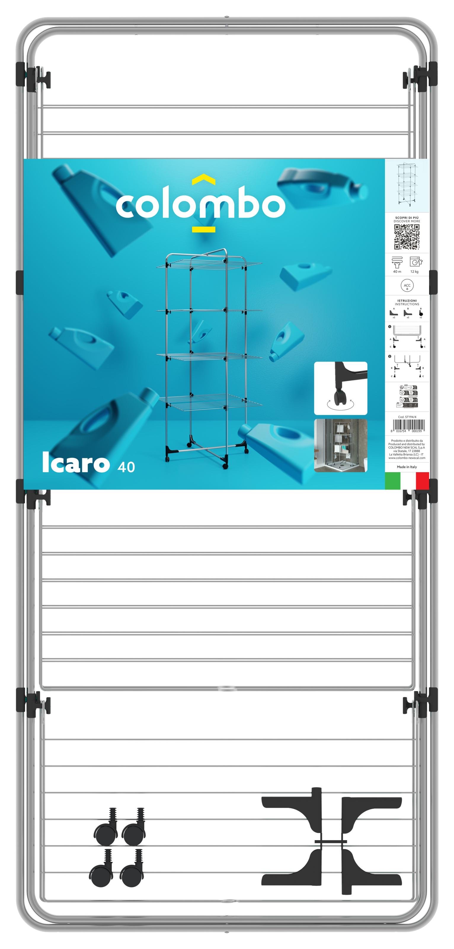 Сушарка для білизни підлогова Colombo Icaro 40 (ST194/4) - фото 5