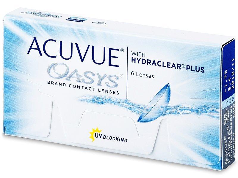 Контактні лінзи Johnson & Johnson Acuvue Oasys with HYDRACLEAR Plus 6 шт (75700)