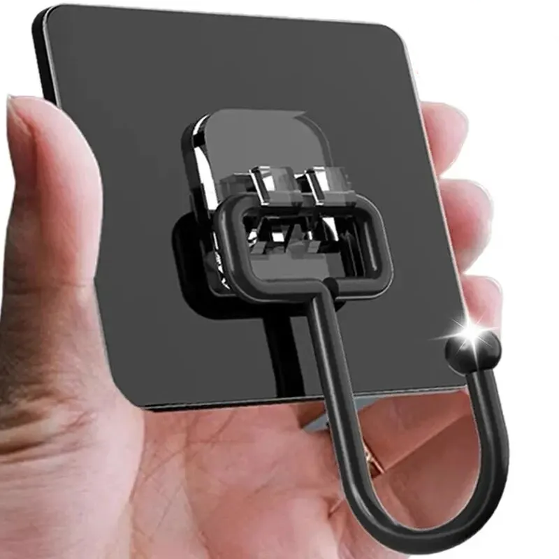 Крючок самоклеящийся с вращением на 180° Черный (2185148774) - фото 2