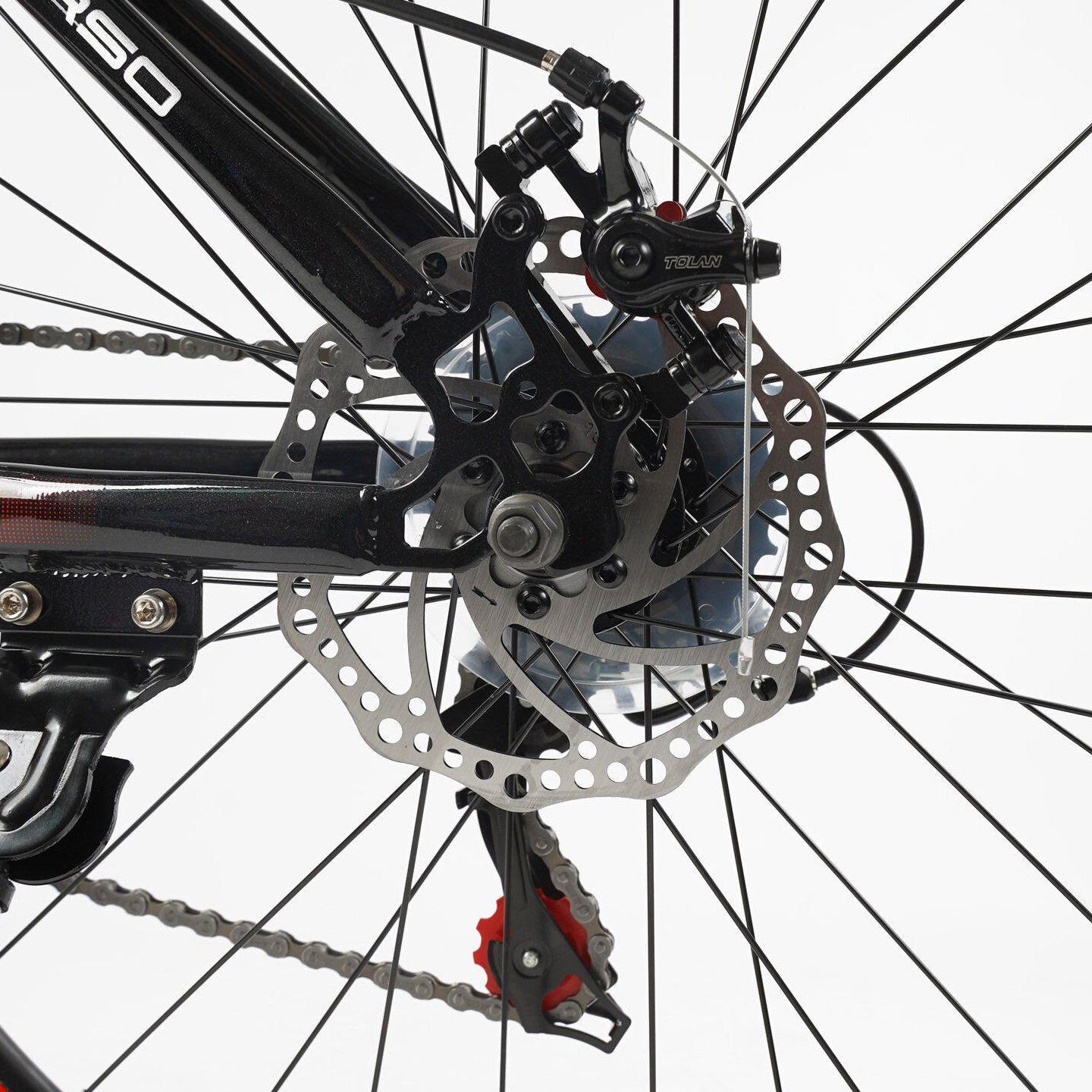 Велосипед горный Corso Energy 26"/15" Черно-красный (524961591) - фото 6 Велосипед горный Corso Energy 26"/15" Черно-красный (524961591) - фото 6