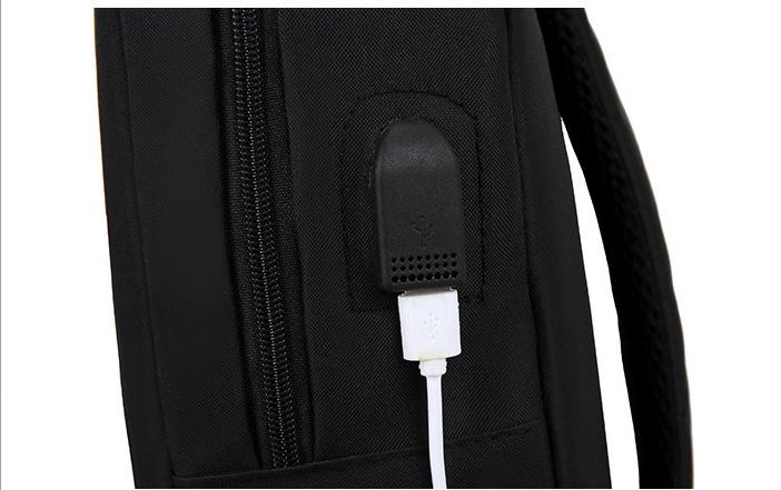 Рюкзак протиударний для ноутбука 15,6" 3в1 Чорний/Сірий (IBN032BS) - фото 13