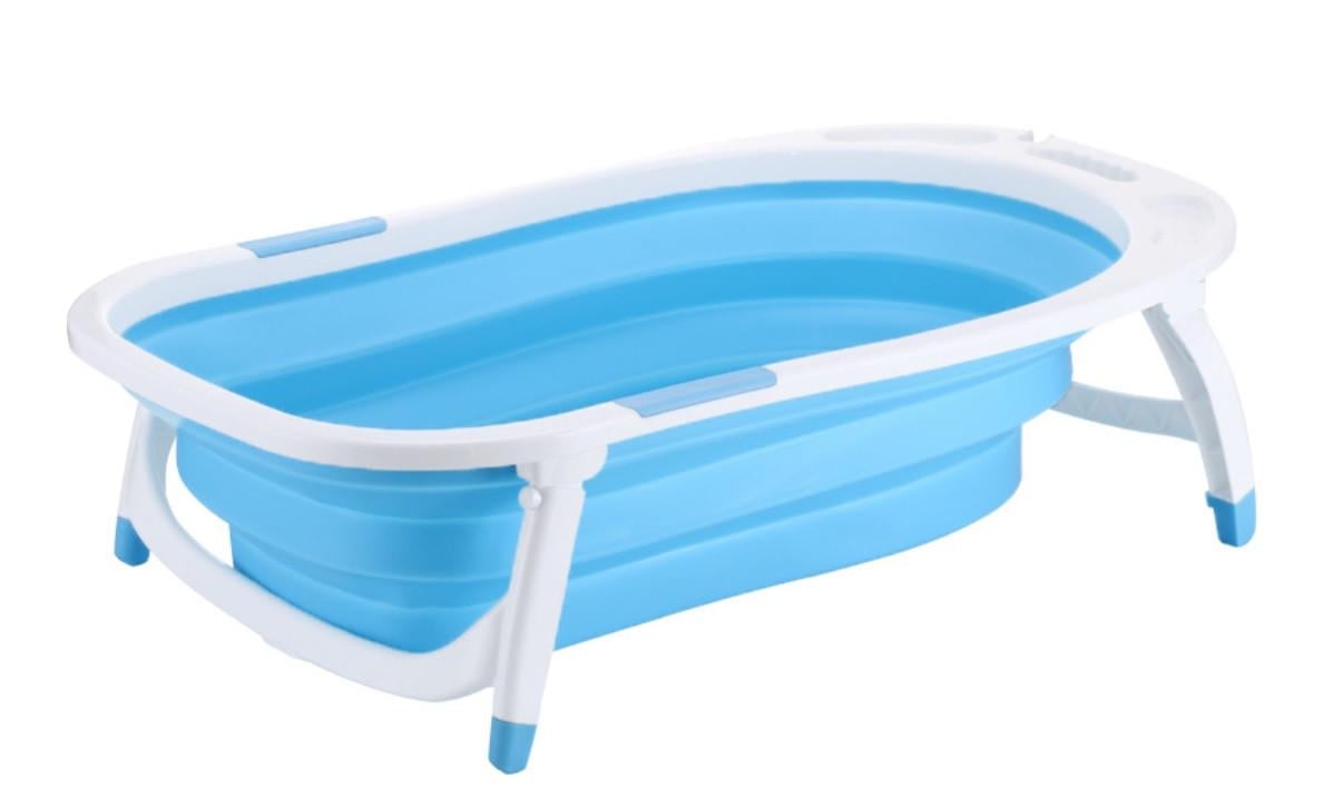 Ванночка складна SUNROZ Baby Foldable Bathtub для немовлят Блакитний (SUN4467)