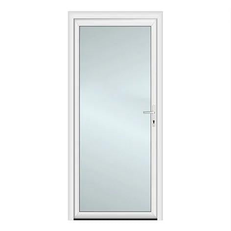 Дверь пластиковая балконная однокамерная Steko с фурнитурой AXOR 2000х800 мм Белый (S500)