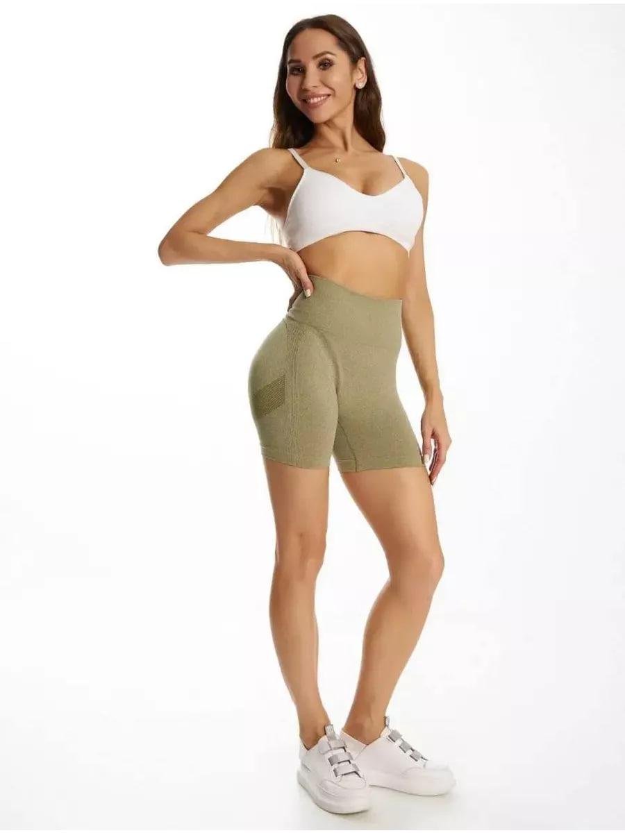 Велосипедки женские Push Up спортивные для тренировок и фитнеса и йоги с эффектом Push Up S Олива (70127S) - фото 5 Велосипедки женские Push Up спортивные для тренировок и фитнеса и йоги с эффектом Push Up S Олива (70127S) - фото 5