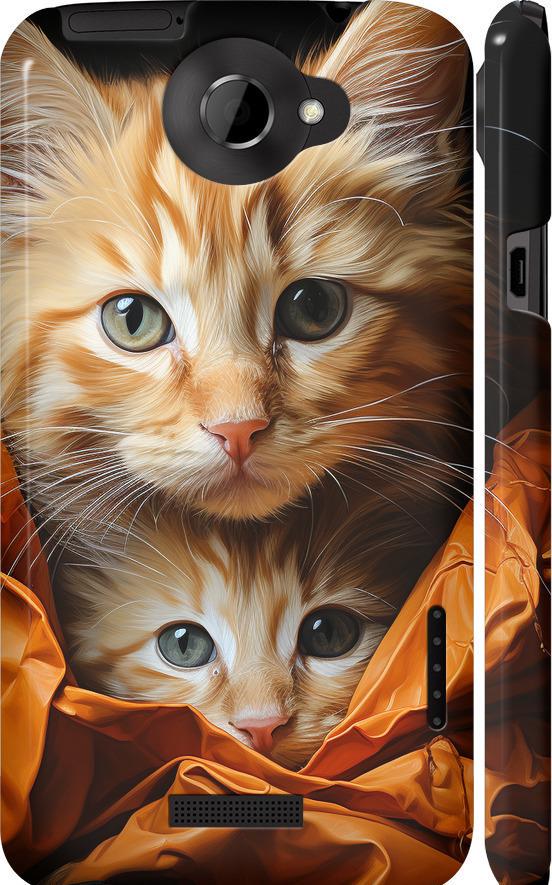 Чехол на HTC One X Котики 2 (5664c-42-42517)