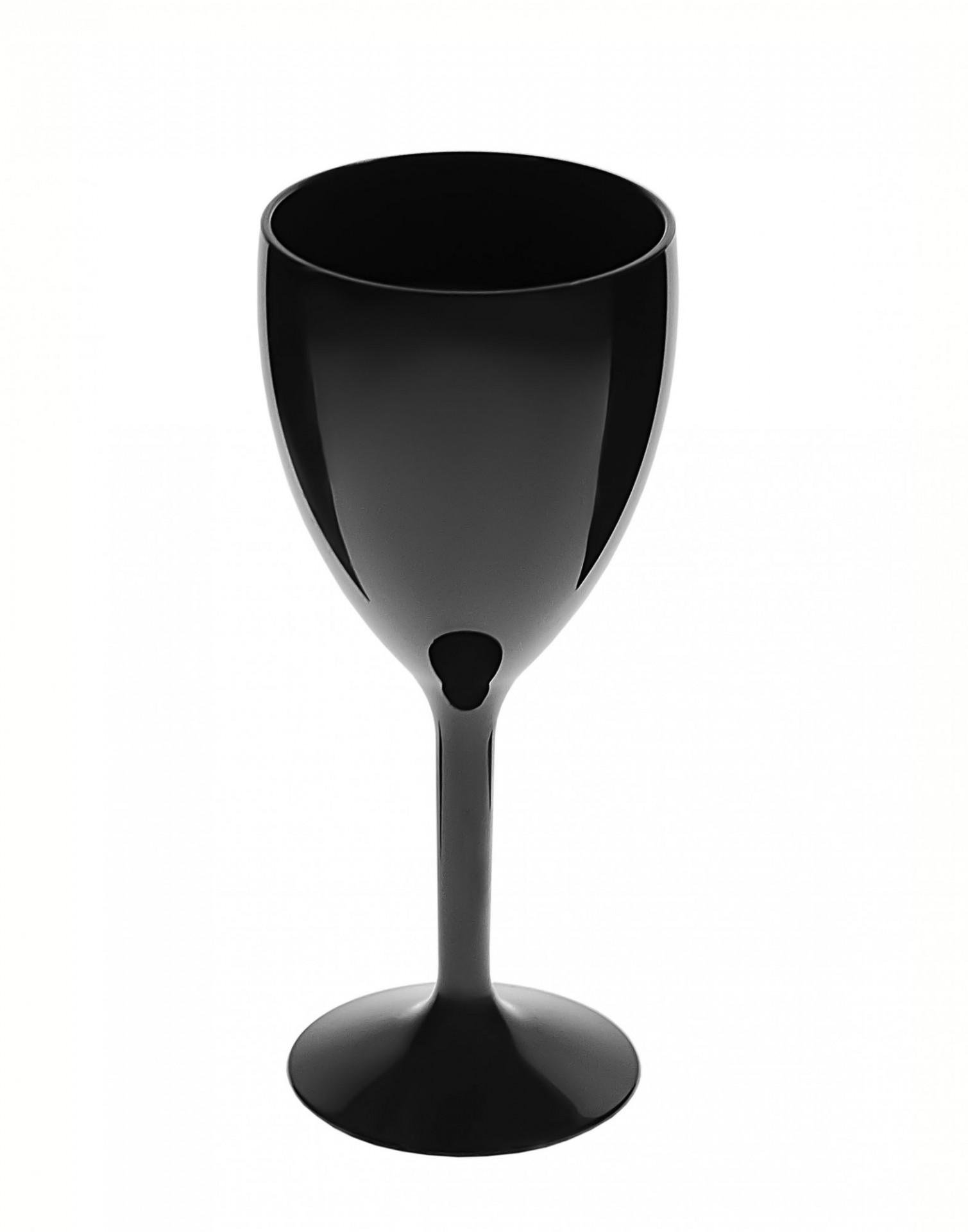 Келих One Chef для вина з полікарбонату небиткий 320 мл h 19,6 см d 8,4 см Чорний Келих One Chef для вина з полікарбонату небиткий 320 мл h 19,6 см d 8,4 см Чорний