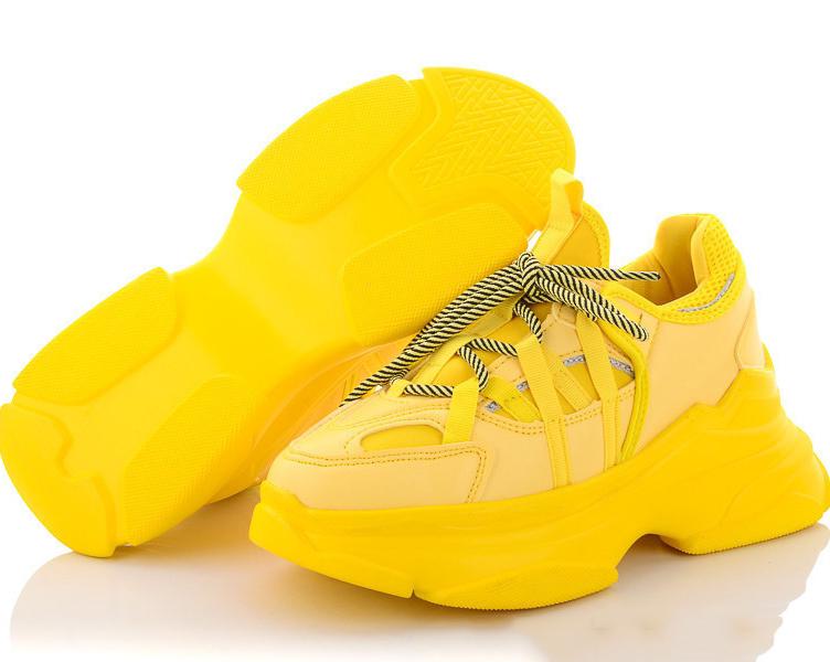 Кроссовки Covaleri B20282-3 р. 37 Желтый Кроссовки Covaleri B20282-3 р. 37 Желтый