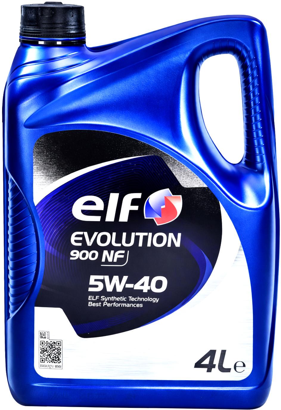 Моторное масло Elf Evolution 900 NF 5W-40 4 л (194873 216650)