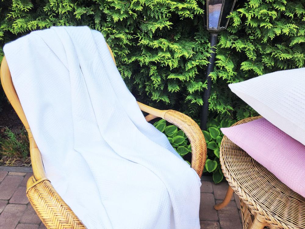 Покрывало Пике Вафелька 160x220 см Белый (11181) - фото 5 Покрывало Пике Вафелька 160x220 см Белый (11181) - фото 5